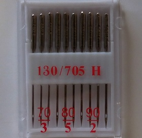 Sewingmachine needles Assorti 70/90, 10 pcs in box